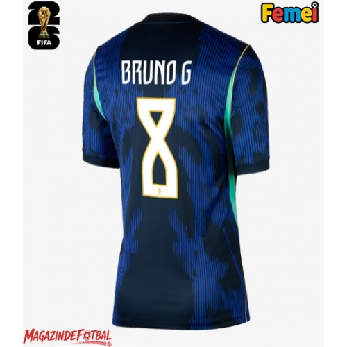 Brazilia Bruno Guimaraes #8 Echipament de Fotbal Replică Mondial 2026 Femei Deplasare Brazilia Bruno Guimaraes #8 Echipament de Fotbal Replică Mondial 2026 Femei Deplasare